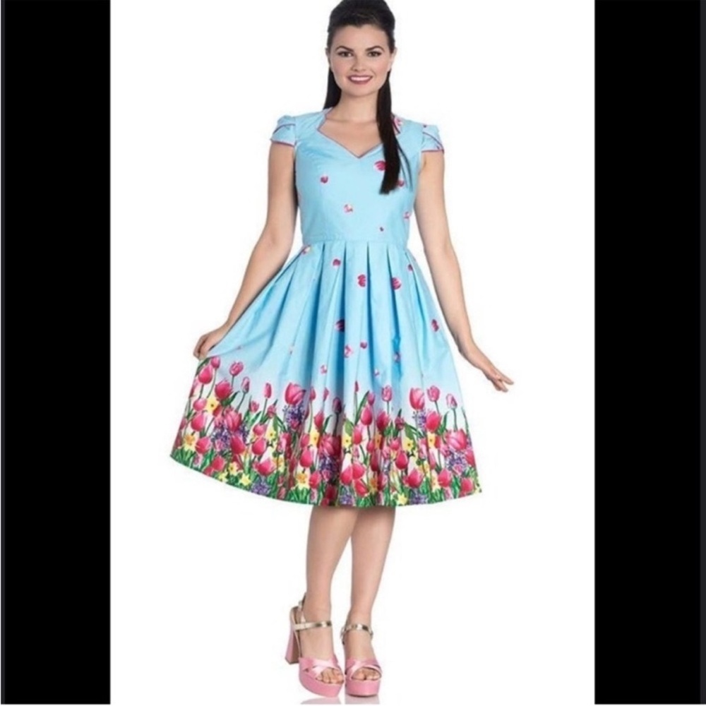Hell Bunny Tulip dress 3x